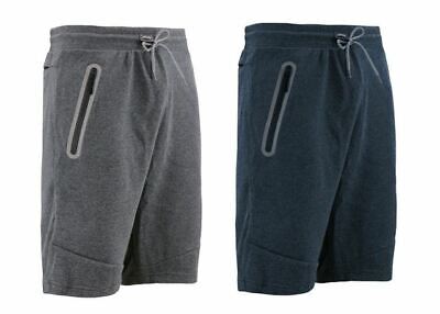 Men's Shorts Sport Fitness Drawstring Zipped Pockets Casual Soft Jersey Gym