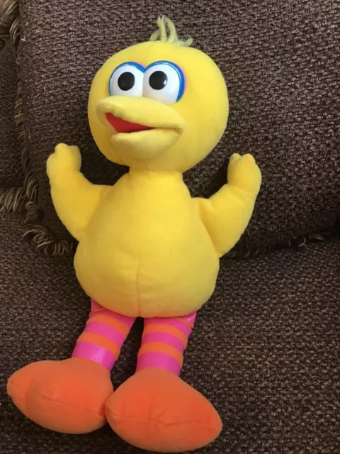 SESAME STREET BIG BIRD YELLOW PLUSH 2002 Fisher Price 12 inches PBS