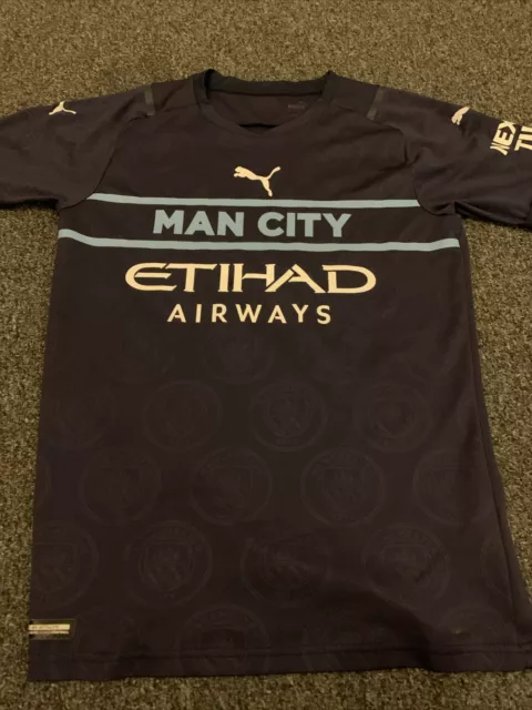 Men’s Manchester City 2021/22 Puma Third Football Shirt BNWT Small