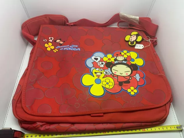 Vintage Destined Love of Pucca Messenger Bag BRAND NEW RARE 4