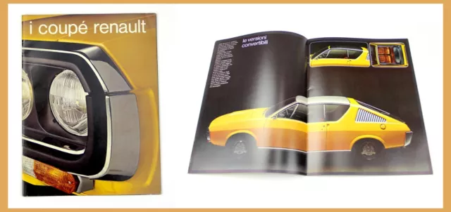 Renault Brochure 1970 - I Coupé Renault 15 TL - 177 TL - Renault Original - 1970