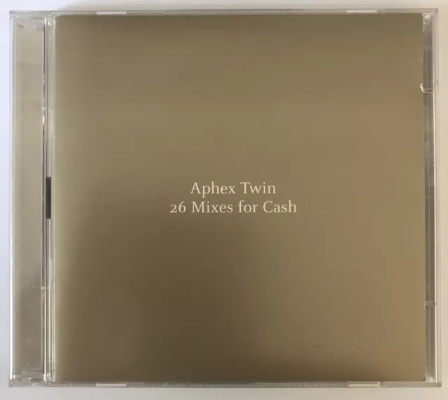 THE APHEX TWIN "26 Mixes For Cash (Jewel Case)" Rare 2003 26Trk *U.K. Import 2CD