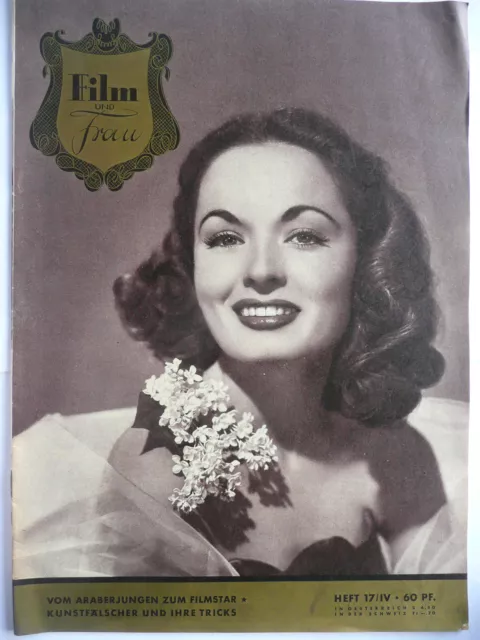 Film und Frau, Nr. 17/IV, v. 13.08.1952, Sammlerexemplar, 32 S. wie neu