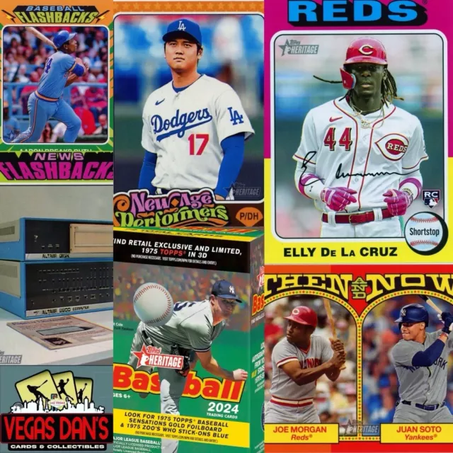 2024 TOPPS HERITAGE INSERTS RC HOF You Choose! Complete Your Set! 1.94