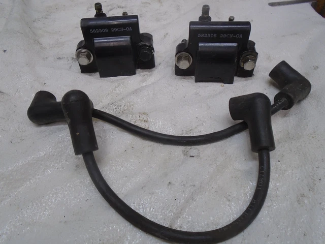 1988 Evinrude E48Eslccc 48Hp (2) Oem Ignition Coil 582508 Motor Outboard Johnson