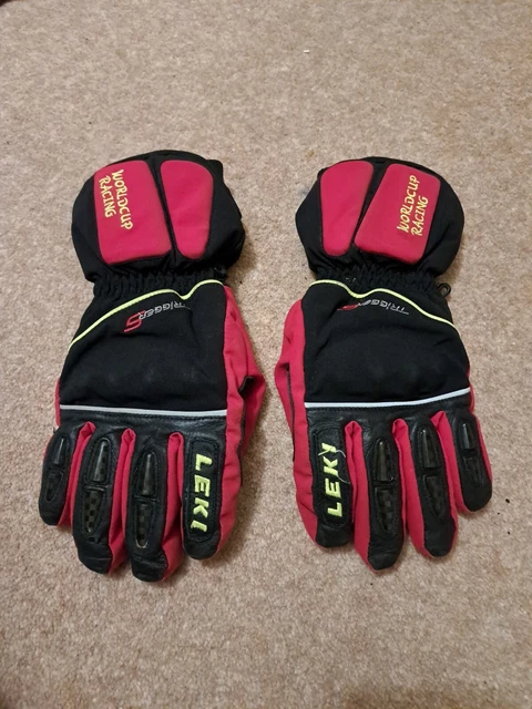 Leki WC Racing Gloves with Gore-Tex and Trigger S - size 6 unisex kids or ladies