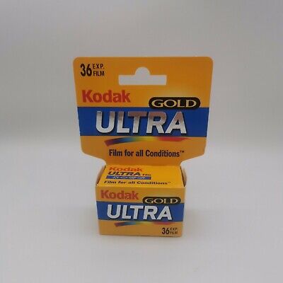 36 película para cámara de exposición Kodak ultra dorada ISO 400 caducada 01/2003