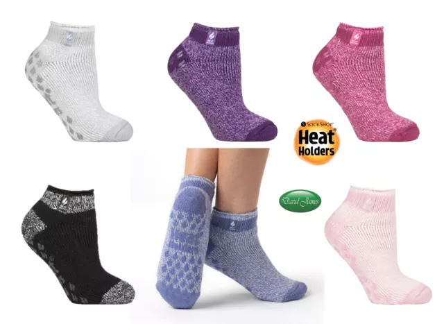 Heat Holders - Ladies / Womens Winter Warm 2.3 TOG Striped Twist Thermal  Socks 