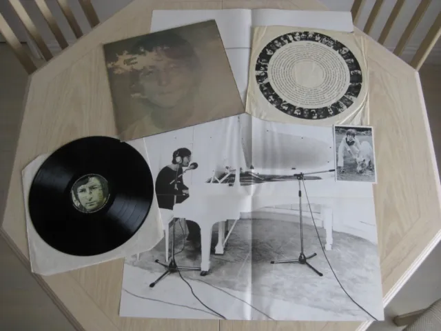 JOHN LENNON ~ IMAGINE UK LP 1st Press COMPLETE PORKY PECKO 1U / 1U EX/EX