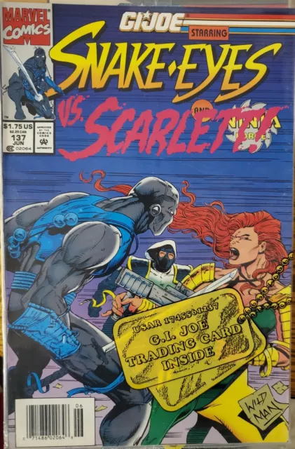 GI Joe Snake Eyes #137 138  Marvel  1993 Comic Book VF+ (Lot of 2)