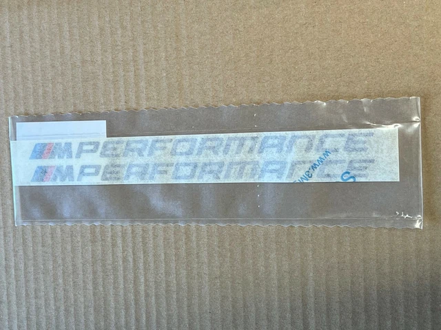 Genuine BMW M Performance Side Skirt Sticker For 1 Series F20 - Auto Parts Workshop