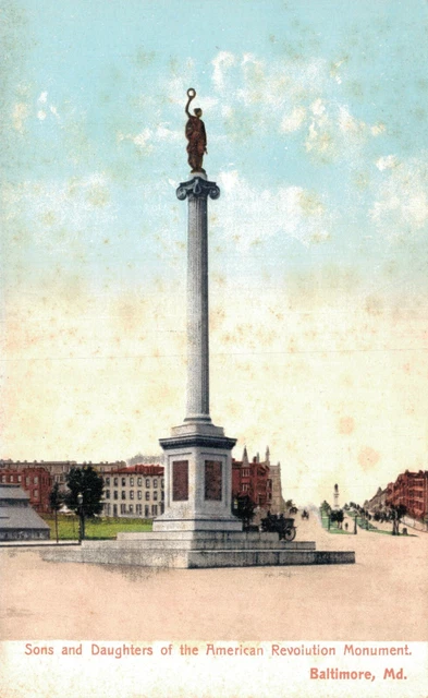 USA Sons and Daughters of the American Revolution Monument Baltimore 07.31