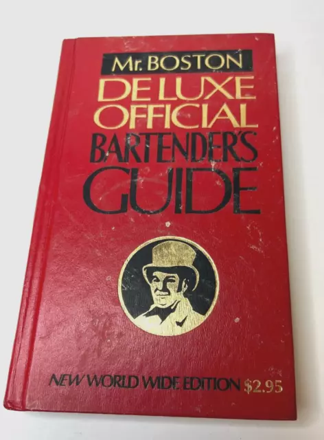 Mr. Boston Deluxe Official Bartenders Guide Mixology Cocktail Recipes 1979