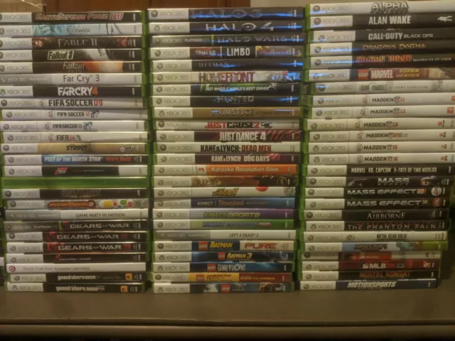 XBOX 360 Games Lot Tested Pick Choose Save 10/15% on multiple! Free Shipping