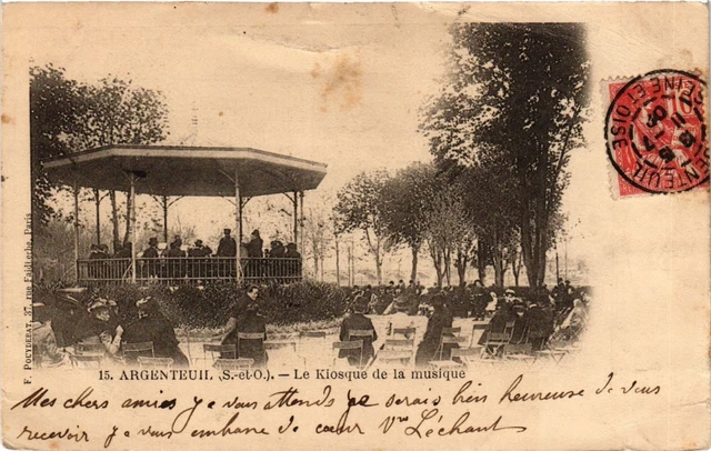 CPA ARGENTEUIL - Le Kiosque de la Musique (380584)