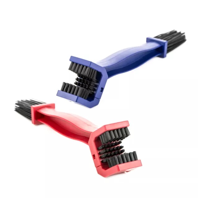 2x Chaînes Brosse Nettoyant Plateau Kettenbürsten Rouge Bleu pour Alpha Mobil 2