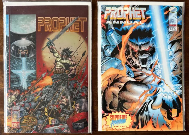 Image Comics Prophet #1 and Annual (1995, Vol 2) Lot of 2