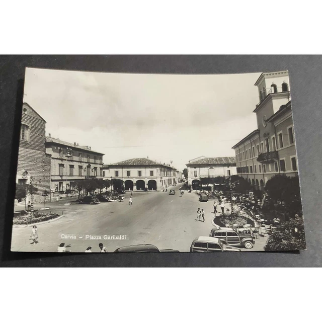 Cartolina Cervia - Piazza Garibaldi