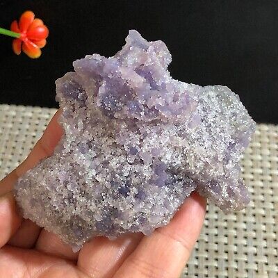 Beautiful Natural Pueple Grape Agate Chalcedony Crystal Mineral Specimen 101g