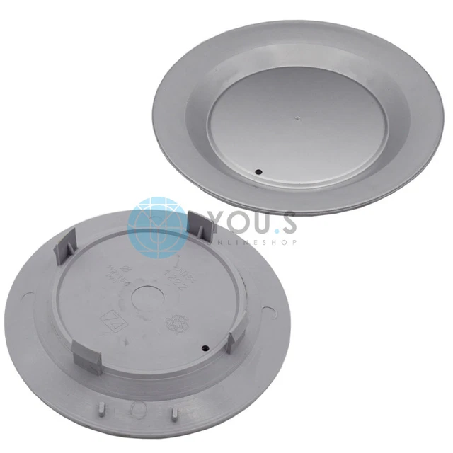 4-Piece Silver Hub Caps – 152.0mm X 58.0mm – You.S Original Rim Lids