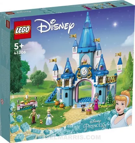 Disney Princesa - El Castello de Cenicienta Y De Príncipe Azul Lego 43206