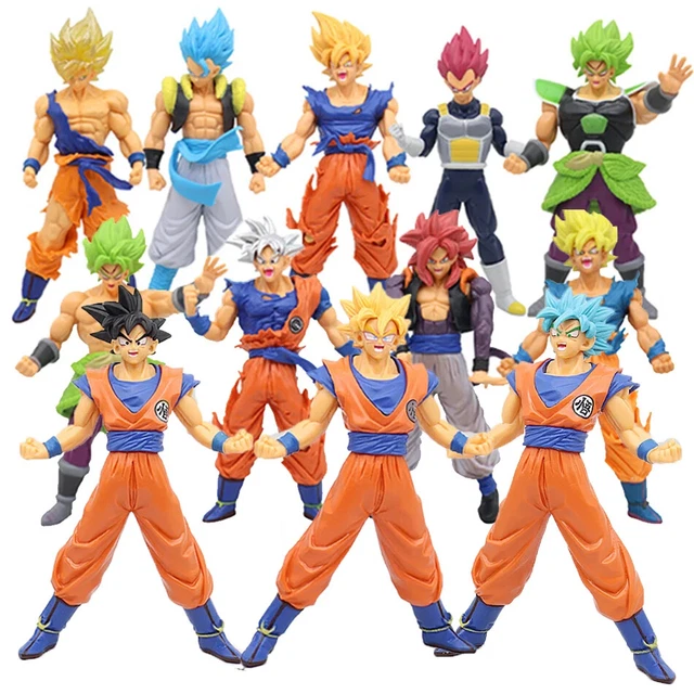 FIGURINE DRAGON BALL Z Son Goku Super Saiyan Broly Cell Gogeta Gohan