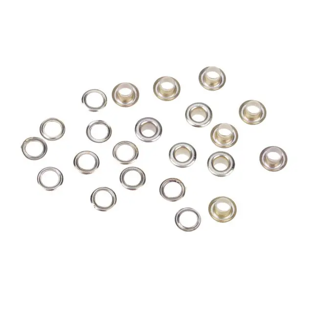 EY# 5x100sets Eyelet with Washer Leather Craft Repair Grommet(Gold)(5mm)