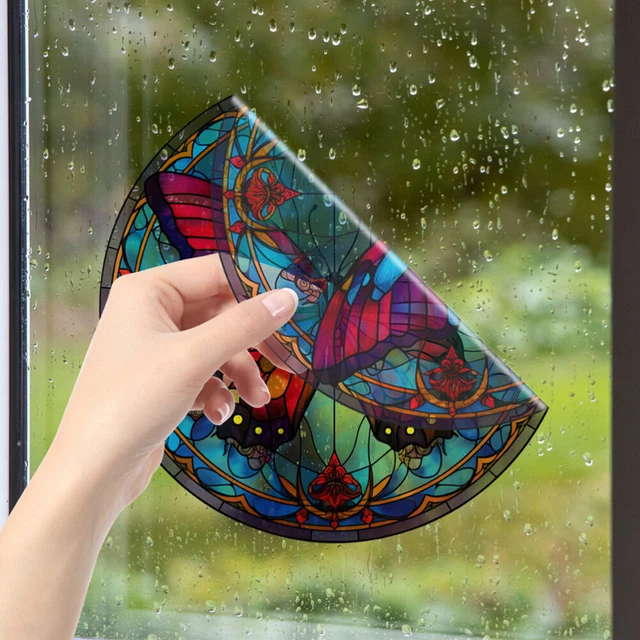 static cling Window Decoration Summer Plastic Clings Static Glass Stickers