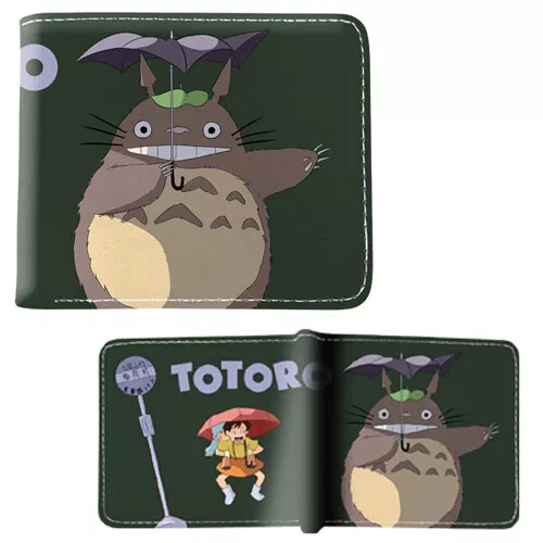 New Totoro At Bus Stop MY NEIGHBOR TOTORO BiFold Wallet Tonari no Totoro
