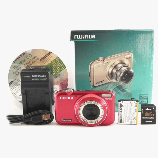 FUJIFILM FINEPIX JX400 レッド Amazon | FUJIFILM デジタルカメラ FinePix JX400 レッド FX