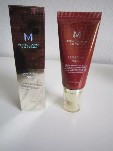 Missha M Perfect Cover BB Cream Farbton Natural Beige Nr. 23, 50 ml