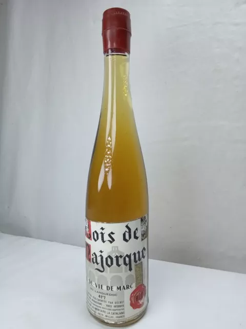 Bouteille eau-de-vie Rois de Majorque du Langeudoc Roussillon Millas St Feliu