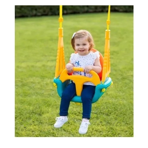 Swing Seat Baby 3 Stages Garden Outdoor Toddler Kids Rope Play Safety Children