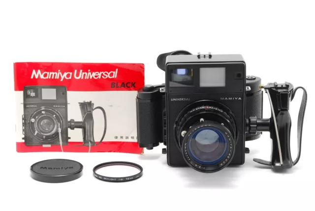 【EXC+++++】Mamiya Universal Presse Filmkamera 6x9 Sekor Objektiv 100 mm f/2,8 JAPAN
