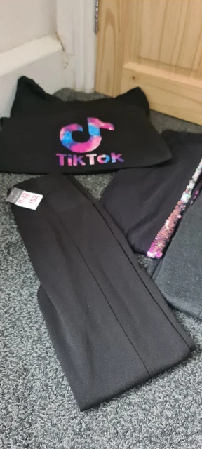 Girls Clothing Bundle Jumper Leggings Trousers Hoodie x 6 Items Aged 11-12 Years 2