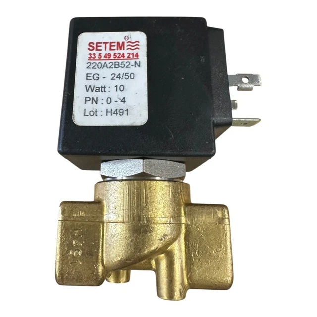 SETEM 220A2B52-N TYPE E 24V 50:60Hz 15Va Ed100% Electrovanne EUR 39,00 ...