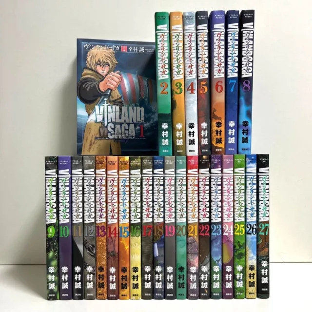 Vinland Saga Comic Manga vol.1-27 Book set Makoto Yukimura Japanese  Language New