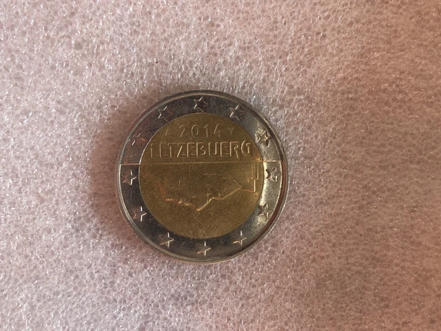 piece rare 2 euro letzebuerg 2014