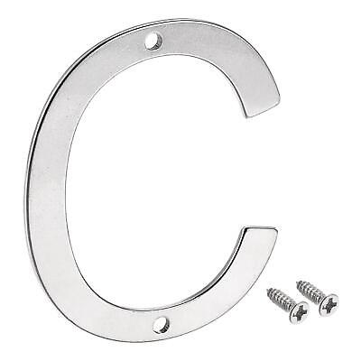 2.76 Inch Stainless Steel House Letter C for Mailbox Hotel Address Door Sign