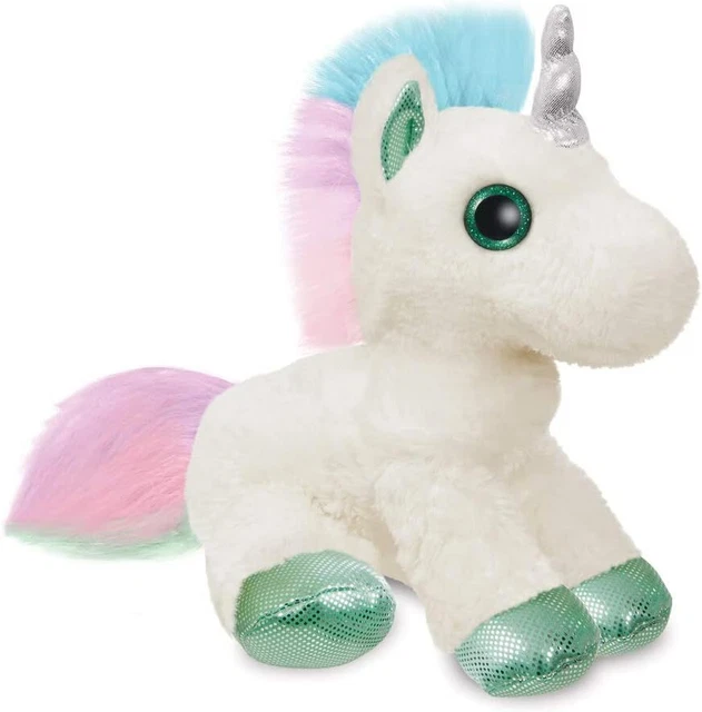 Stofftier Einhorn Moonbean aus der Aurora Sparkle Tales-Reihe, türkisfarben, weich, ca. 18 cm - 60860 Stofftier Einhorn Moonbean aus der Aurora Sparkle Tales-Reihe, türkisfarben, weich, ca. 18 cm - 60860