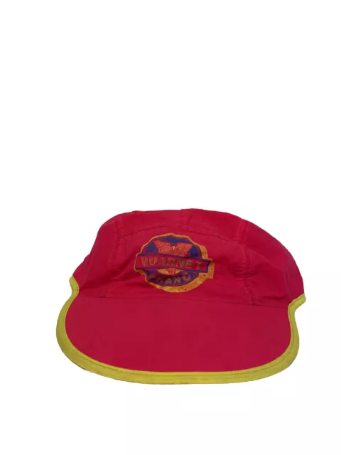 Vintage 80’s 5 Panel VUARNET FRANCE Neon Pink & Yellow Adjustable Hat