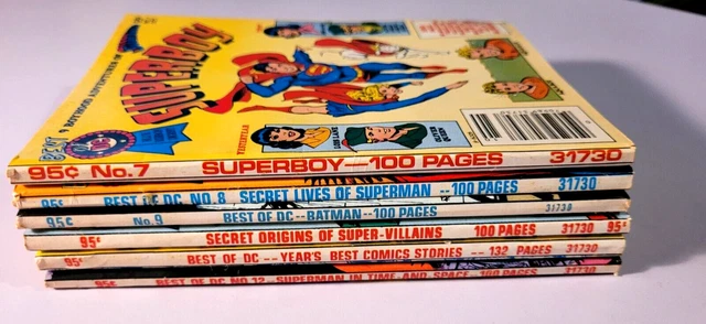 BEST OF DC - Blue Ribbon Digest Issues 7 to 12  [DC  1980 + 1981]   Nice Books 20