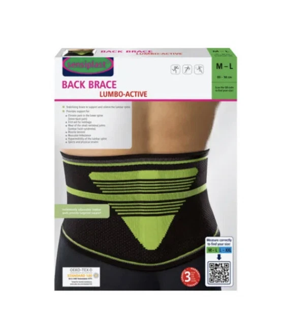 SENSIPLAST BACK BRACE Lumbo Active ML Made In Gemany £22.95 PicClick UK