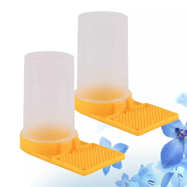 2 PCS Honig Feeder Bienenstock-Futter Wasser Wasserzufuhr Sirup Nest