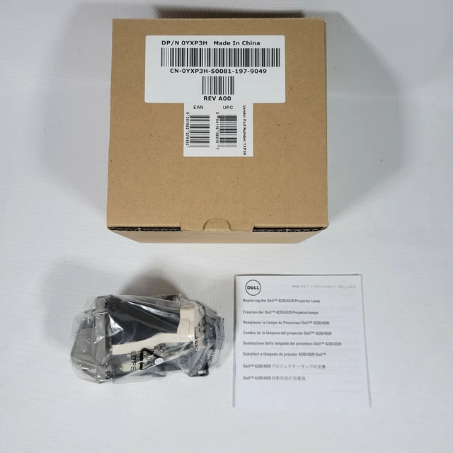 New Dell Oem Replacement Projector Lamp For 4220 4320 Genuine Original