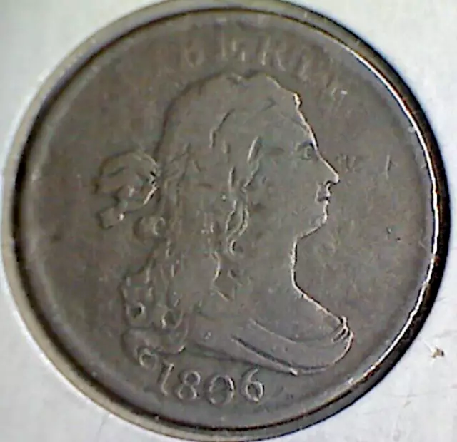 1806 Draped Bust 1/2 Cent