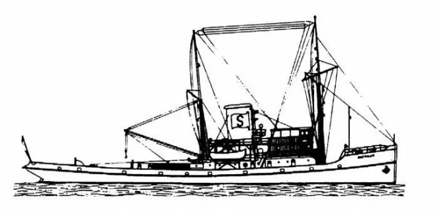 Bauplan Seefalke (1924) Modellbauplan Schlepper Schiffsmodell