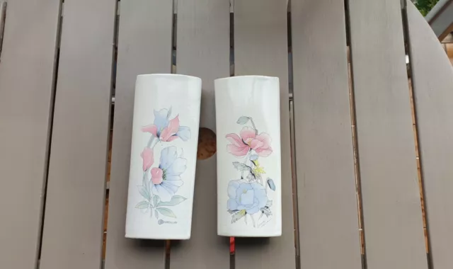 2 ANCIEN HUMIDIFICATEUR d'air en porcelaine pour radiateur décor floral EUR  15,00 - PicClick FR