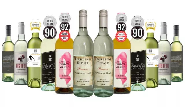 Celebration Collection White Mix Wines 12x750ml RRP$218.00 Free S/R