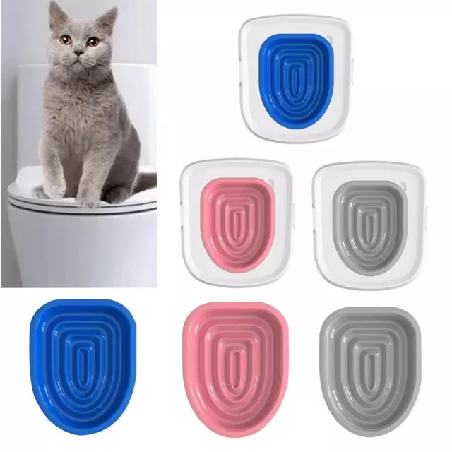 Cat Toilet Trainer Indoor Home Cat Toilet Training Kit Cat Litter Box Toilet